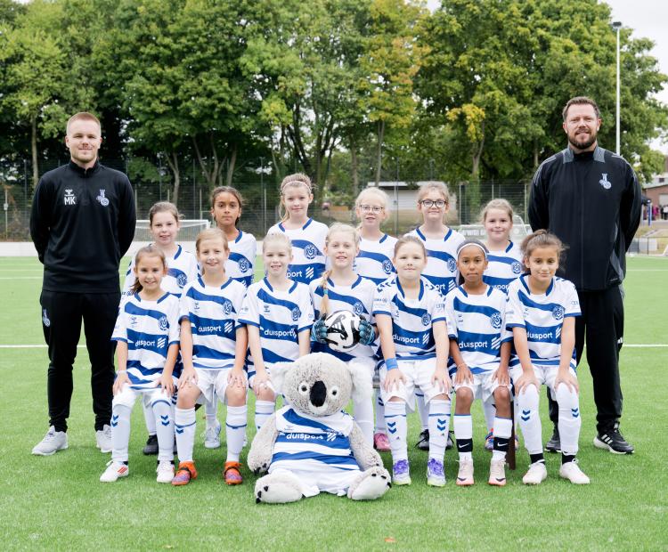 Die U11-Mädchen des MSV-Duisburg gehen in ihre Premierensaison