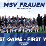FIRST GAME - FIRST WIN