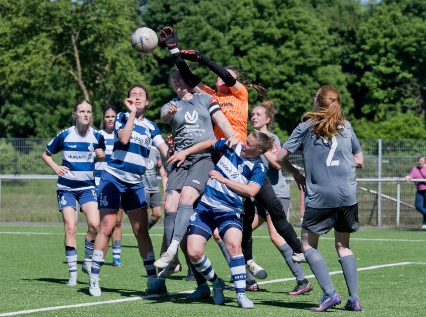 Gut was los im Spiel zwischen dem MSV und Klosterhardt